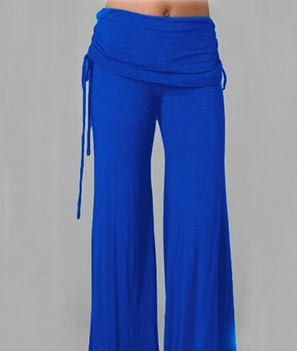 New hot selling loose flared pants, popular wide leg long pants for women - Picture 8 of 31
