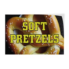 Decal Stickers Soft Pretzels Outdoor Advertising Printing G Store Sign Label