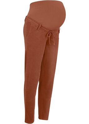 Neu Umstands-Cordhose Jogpant-Style Normal Gr. 48 Kastanienbraun Freizeit-Pants
