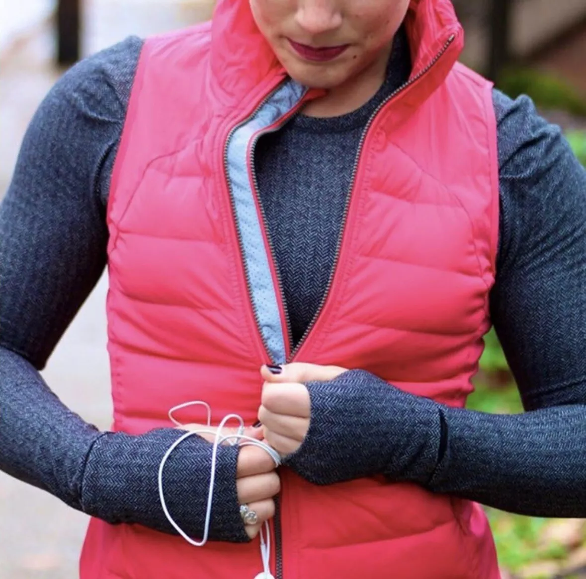 Hot pink down clearance vest