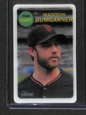 2017 Topps Heritage Hologram #683D-MBU Madison Bumgarner