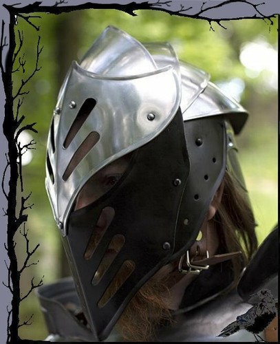 Stahlhelm - ConQuest Schwarzes Eis Helm Epic Armoury