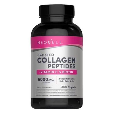 2 packs  NEOCELL COLLAGEN +Vitamin C & Biotin for Skin/Nails, 6000mg,360 Ct