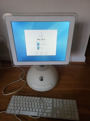 Apple iMac G4 800MHz 15'' 2002 A1005 Lamp 256MB 60GB Boots Mac OS X + Keyboard