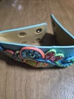 Artisan Soutache Hand Embroidered Cuff Bracelet Multi Color Leather Boho Jewelry — photo 6