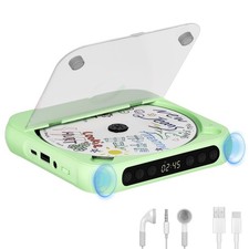 Portable CD Player with Bluetooth, Rechargeable CD Player for Home/Car, Built...