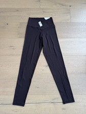 Aerie Offline Real Me 7/8 High Waist Crossover Leggings Size M Long Brown NWT