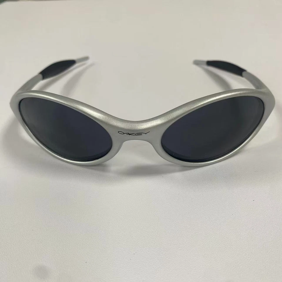 Gafas de sol polarizadas Oakley Eye Jacket 1.0 Gen2 marco astillado lentes negras Foto 3 de 4