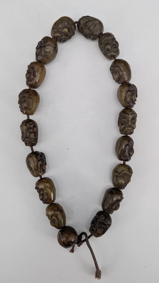 Eighteen Arhats Buddha beads Rosary Prayer beads necklace , Very Good Condition - Image 2 of 4