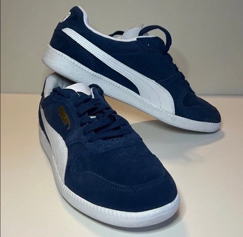 Puma Suede Icra Trainers Navy Women’s Sz 11/Men’s Sz 9.5  Active Athleisure - Picture 1 of 14