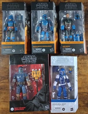 Star Wars Black Series Mandalorian Holiday Bundle Lot #6 - Five Figures nib