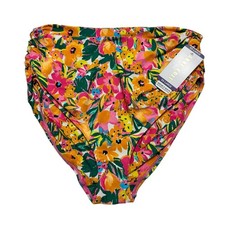 Anne Cole Womens Size XXL Sunshine Floral High-Waist Bikini Swim Bottoms NWT