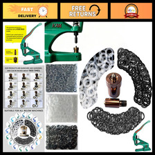 Grommet Eyelet Kit with Die Setter for KAM Hand Press Machine - 24 Sizes Availab