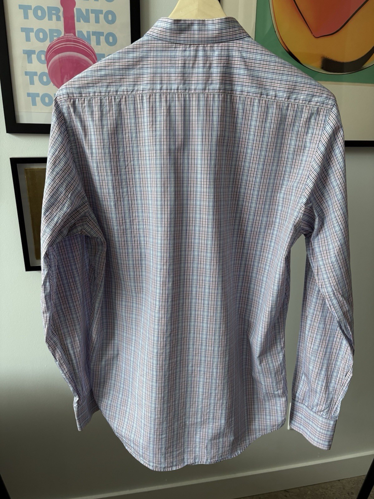Patrick Assaraf Button Down Shirt Long Sleeve Mul… - image 7