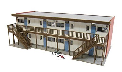 Sankei 1/150 Nostalgic Diorama series Apartment C MP03-88 Paper Craft
