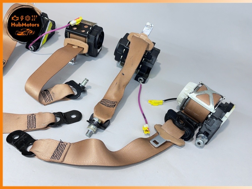 09-13 Maserati Quattroporte M139 Front And Rear Seat Belt Set OEM 76k   TESTED!!