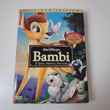 Bambi DVD Platinum Edition 2-Disc Special Edition Disney Region 1 THX Movie