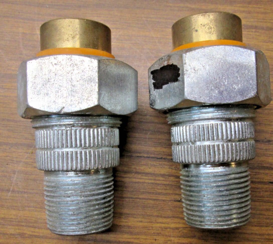 3/4" NPT X 3/4" Copper Sweat on Water Heater Dielectric Pipe Union Pair