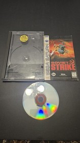 SEGA Soviet Strike, Sonic 3D Blast, Andretti Racing Sega Saturn Lot Manual Cases