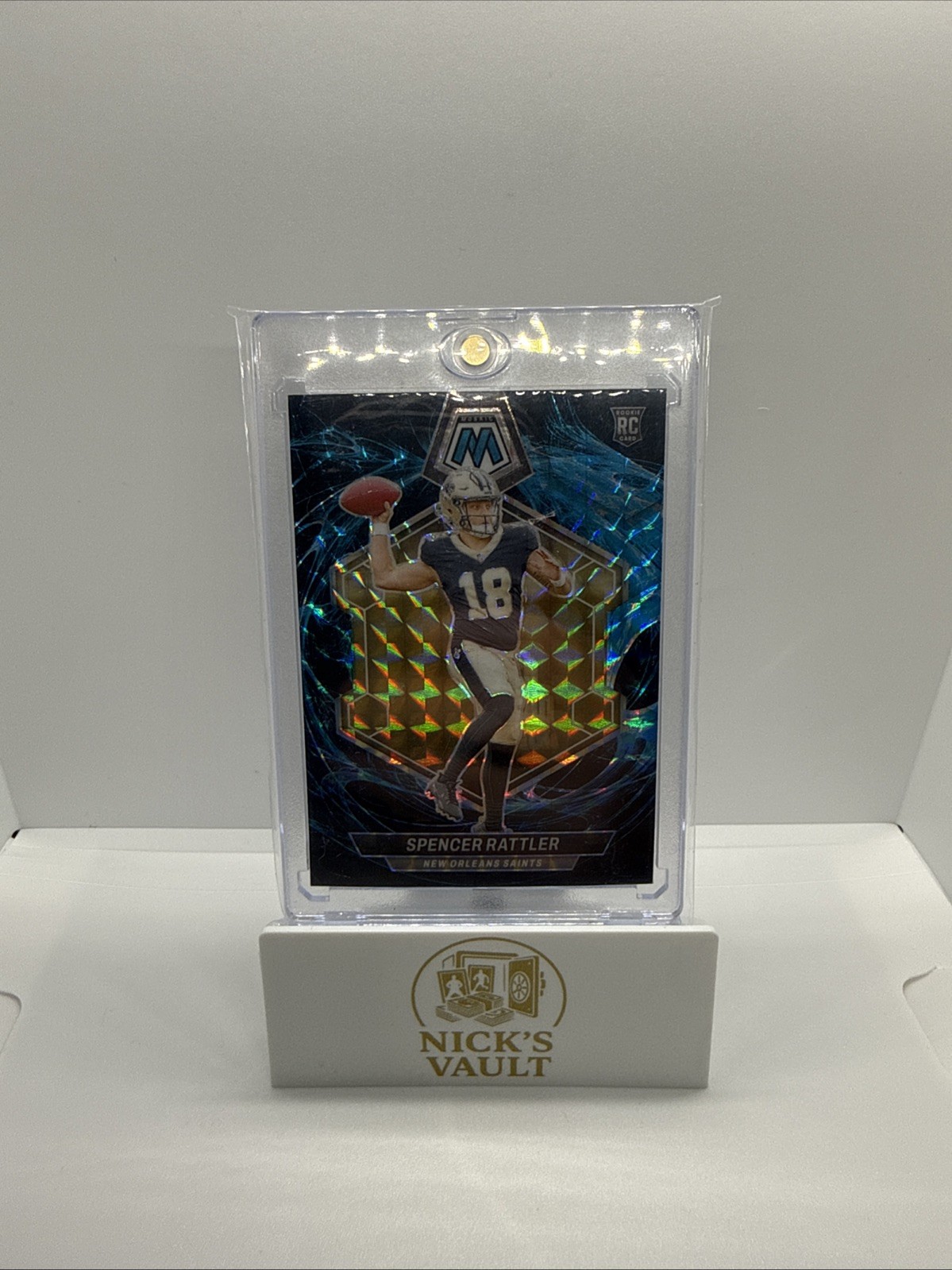 2024 Panini Mosaic - Rookies Spencer Rattler #393 Genesis Mosaic Prizm (RC)