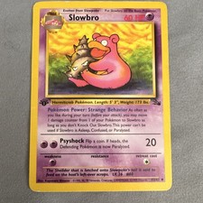 Wizards Pokemon TCG Slowbro 43/62 Fossil 1st Ed Regular 60 HP ENG on eBay