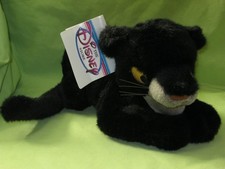 Vintage 1990's THE DISNEY STORE Jungle Book BABY BAGHEERA 10" Panther PLUSH