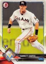 2018 Bowman #74 Garrett Cooper RC - Rookie Card Marlins NM-MT ID:38599 ID:38599