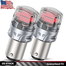 Auxito 1157 Led Bulb Red With Projector For Tail Brake Stop Signal Parking Light