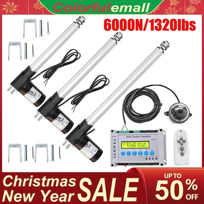 LCD  Auto Tracking Dual Axis Solar Tracker Controller W/ DC 12V Linear Actuators