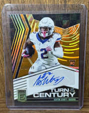 2025 Donruss Elite ASHTON JEANTY Turn of the Century Orange Rookie Auto RC /199