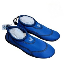 Mens Ladies Aqua Wet Shoes Swim Water Surf Neoprene GRIP, Non Slip. SIZE 9 BLUE