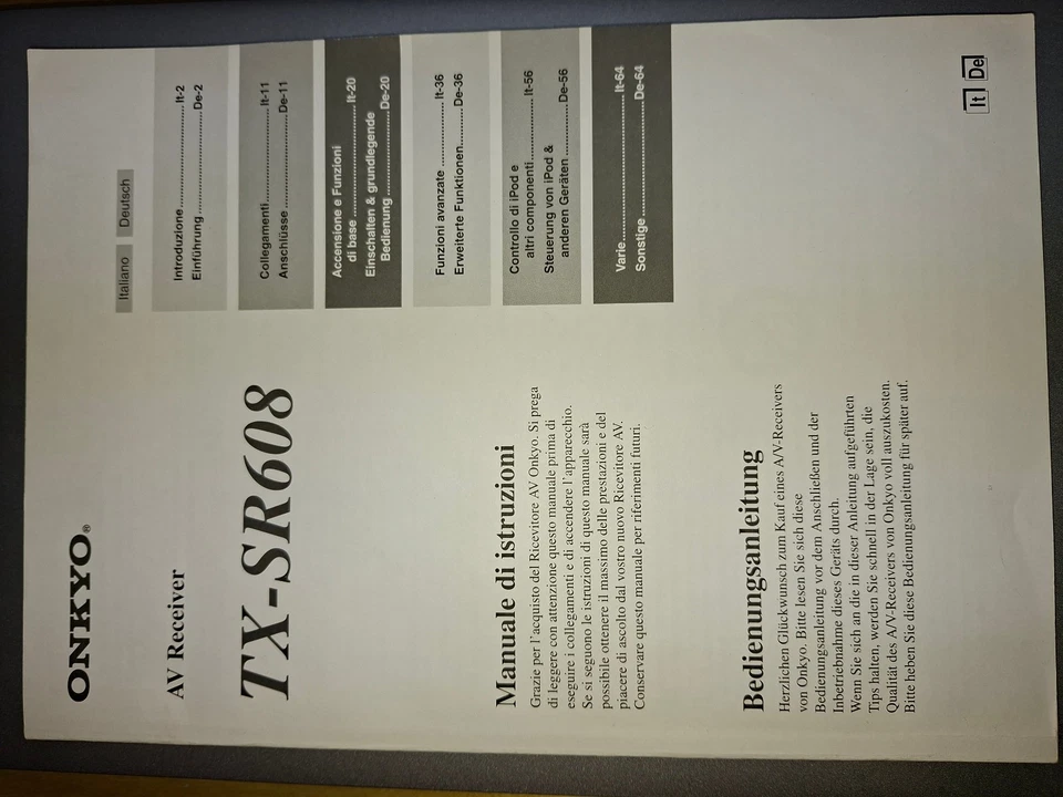 ONKYO TX-SR608 Sinto-Amplificatore A/V - Immagine 3 di 4