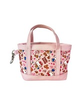 Mini bolso de mano rosa Hello Kitty con accesorio de bolsa con cremallera