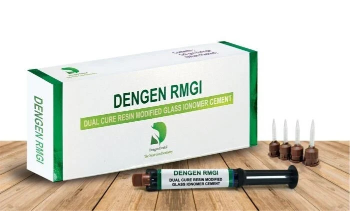 Dengen Dental RMGI Superior Dual Cure Resin Modified GIC Cement 9gm Free Ship