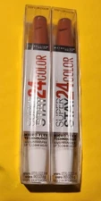 2 PACK MAYBELLINE SUPERSTAY 24 COLOR, #235 LOADED LATTE, Boxed, FAST FREE SHIP.