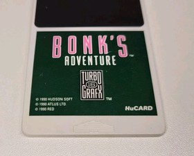 Bonk's Adventure Hucard Only (TurboGrafx-16, 1990) *untested *
