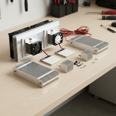 DIY Mini Air Conditioner with 10L Capacity - Versatile 12V Peltier Cooling Kit