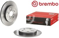 2X Bremsscheibe Brembo 08.A534.31 2 Bremsscheiben Hinterachse Hinten