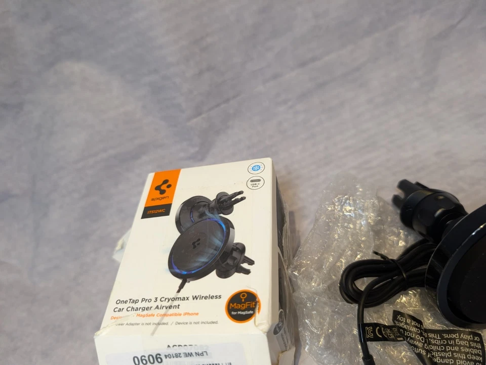 Spigen OneTap Pro 3 MagFit Fast Wireless Car Charger Mount Designed Magsafe Ipho - Image 4 of 4