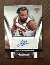 2024-25 Panini Prizm Black - Flashback Signatures Jalen Brunson #FB-BRU (AU)