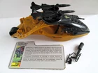 VINTAGE 1989 GI JOE Darklon Evader Vehicle with File Card & Weapon - NO FIGURE