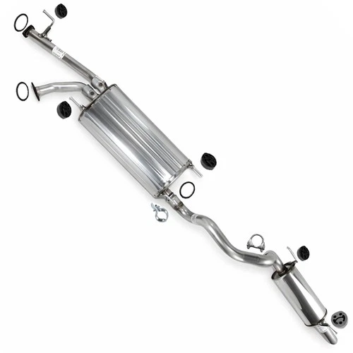 Stainless Steel Exhaust Muffler Kit fits: 2001-2007 Toyota Sequoia 4.7L