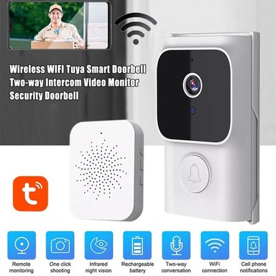 Tuya WiFi Wireless Ring Doorbell Smart Security Intercom Video Kamera Türklingel