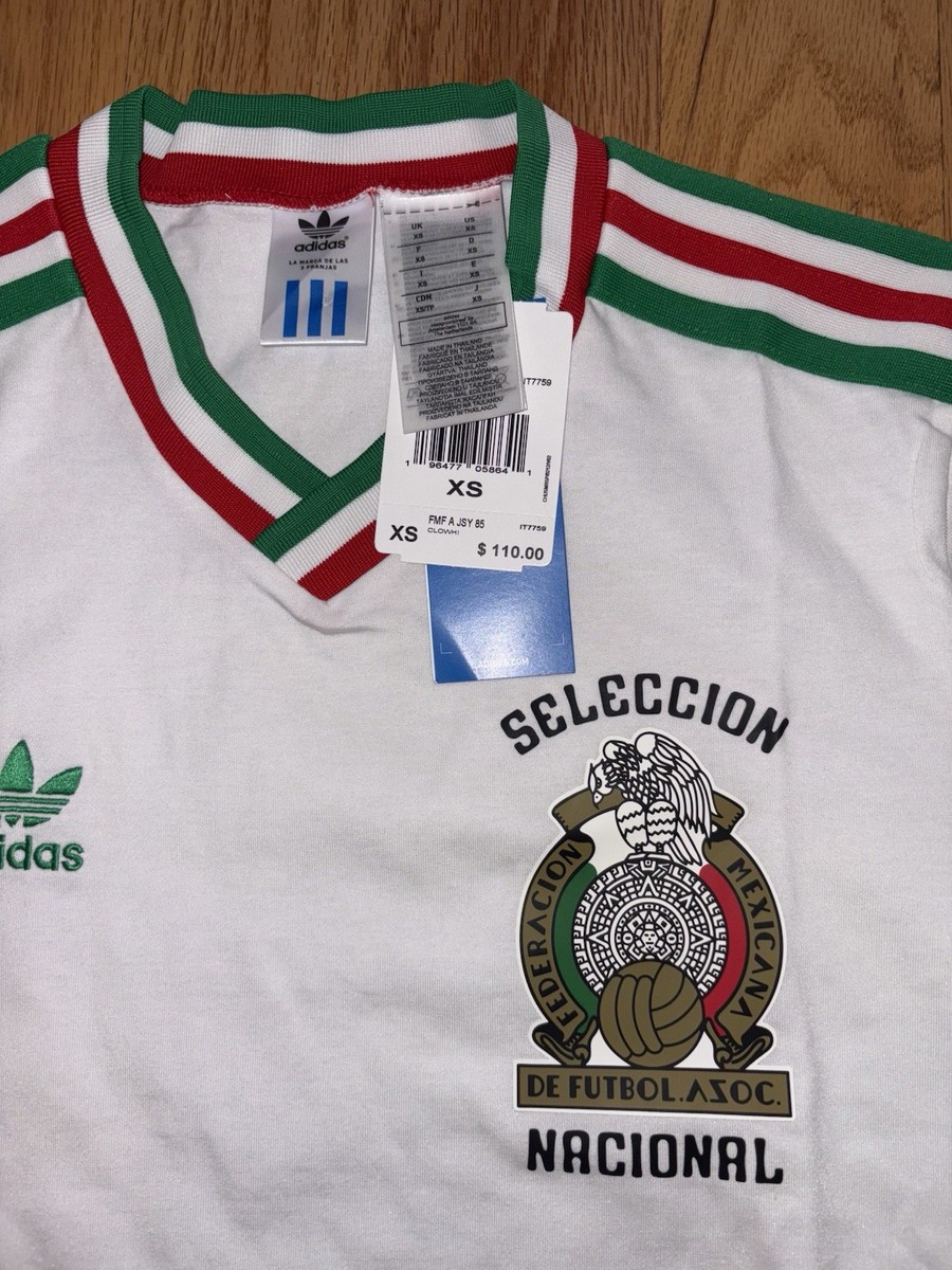 Adidas FMF A JSY 85 - Mexico 1985 Away Jersey IT7759 Size XS | eBay