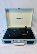Crosley Cruiser Deluxe Portable Turntable w/Bluetooth Speakers CR8005D-TU