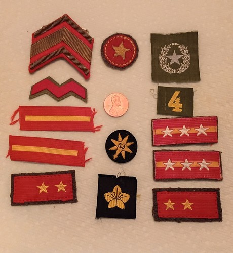 Japan World War 2 Army Navy Insignia Group Reproduction ???