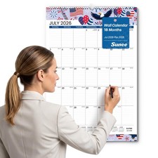 21 Month Large Wall Calendar Jul 2026 Mar 2028 Big Grid Planning 22x15in