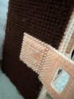 Vintage 1980 Barbie Woven Yarn Fabric Plastic Canvas  Wardrobe Travel Case Trunk — photo 10
