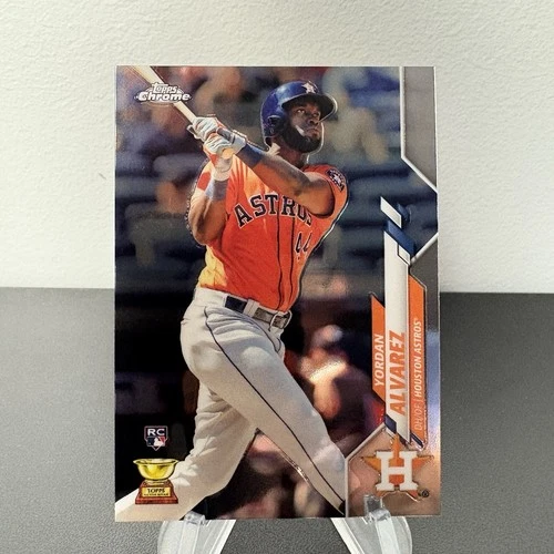 2020 Topps Chrome Yordan Alvarez RC #200 Houston Astros Baseball Cards