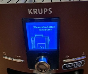 Original Krups EA829G10 Quattro Display Steuerung Bedienfeld  Front Gehäuse EA82